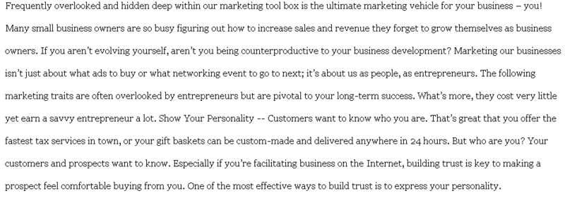 Where Enterpreneurs Are Made Application Screenshot